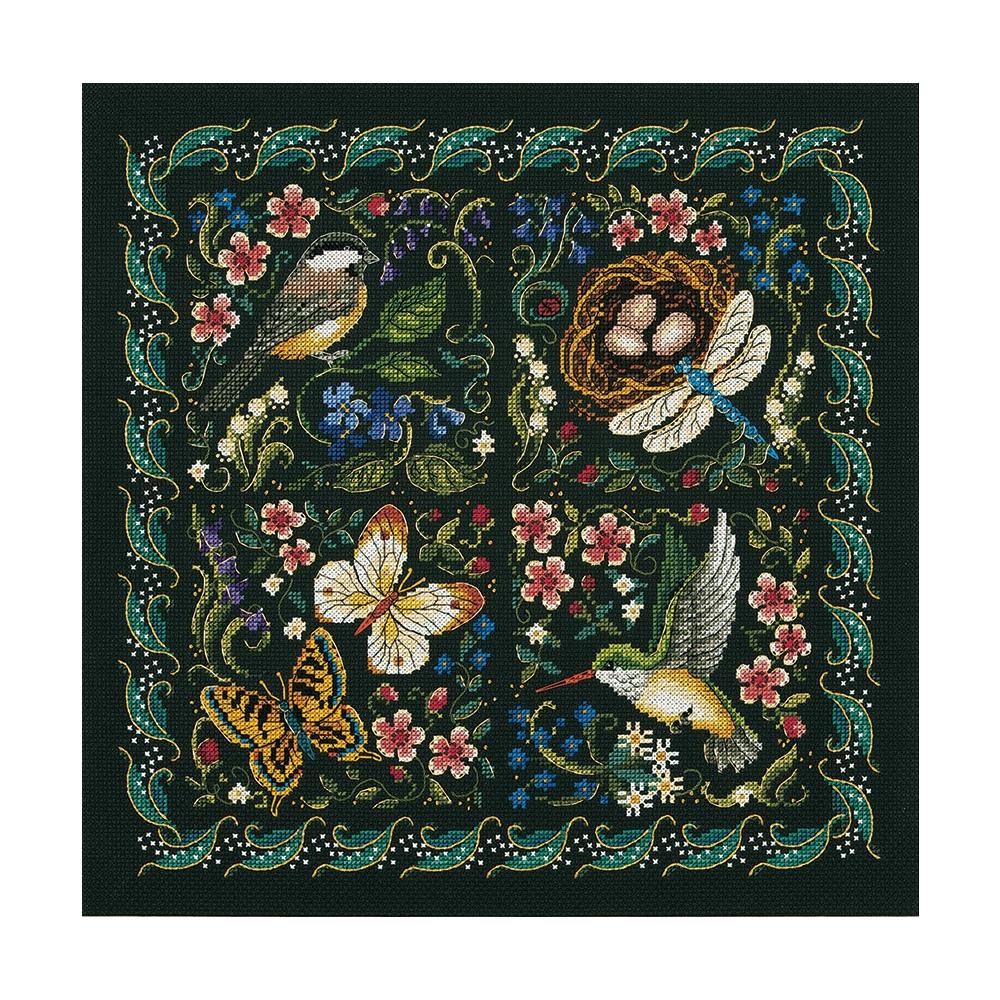 (image for) Gold Collection The Finery Of Nature Counted Cross Stitch Kit